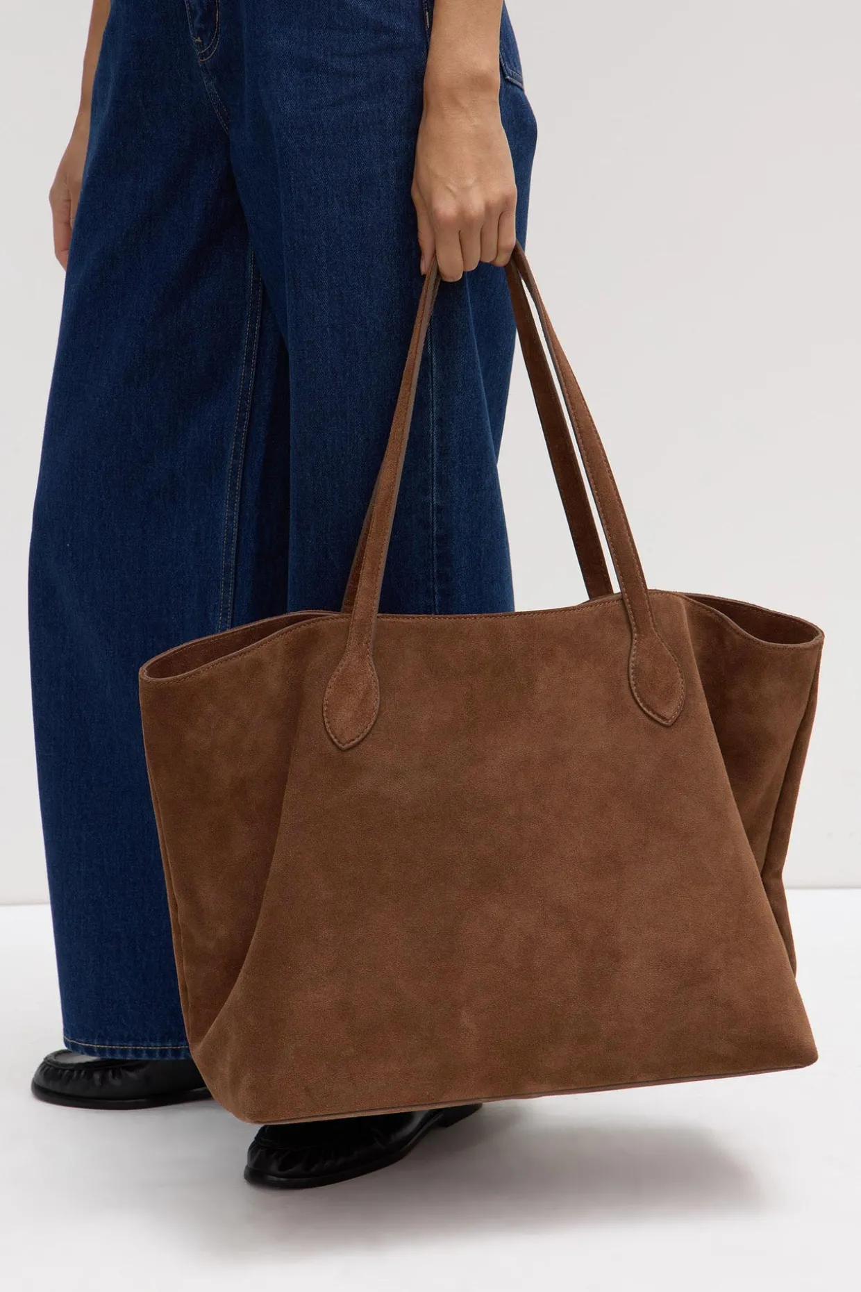 Olivia Suede Tote Bag