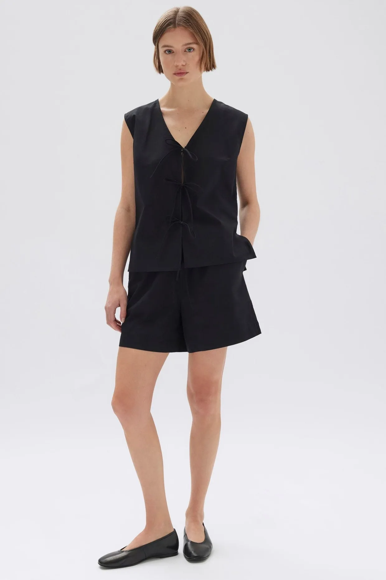 Philipa Poplin Short