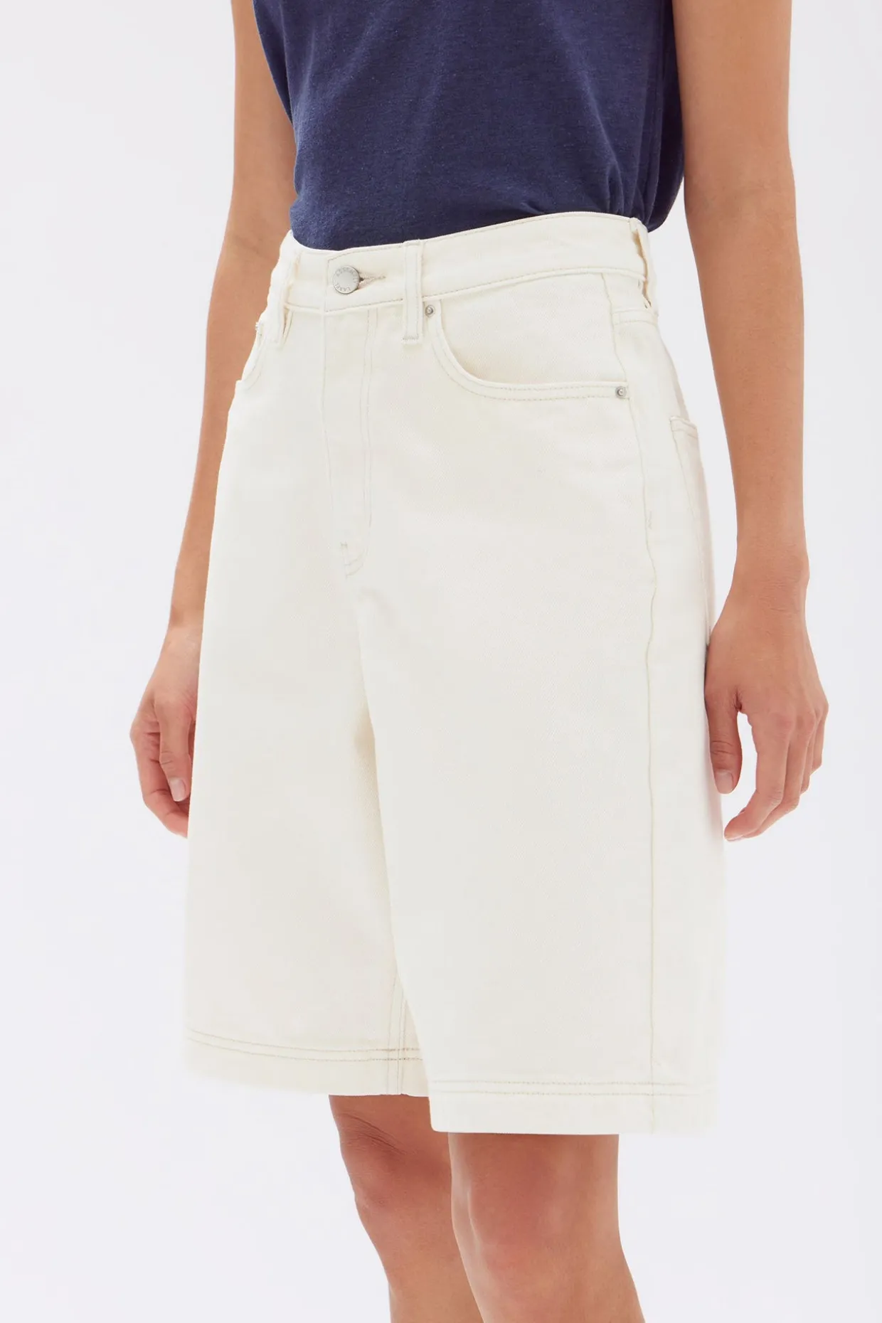 Relaxed Denim Short