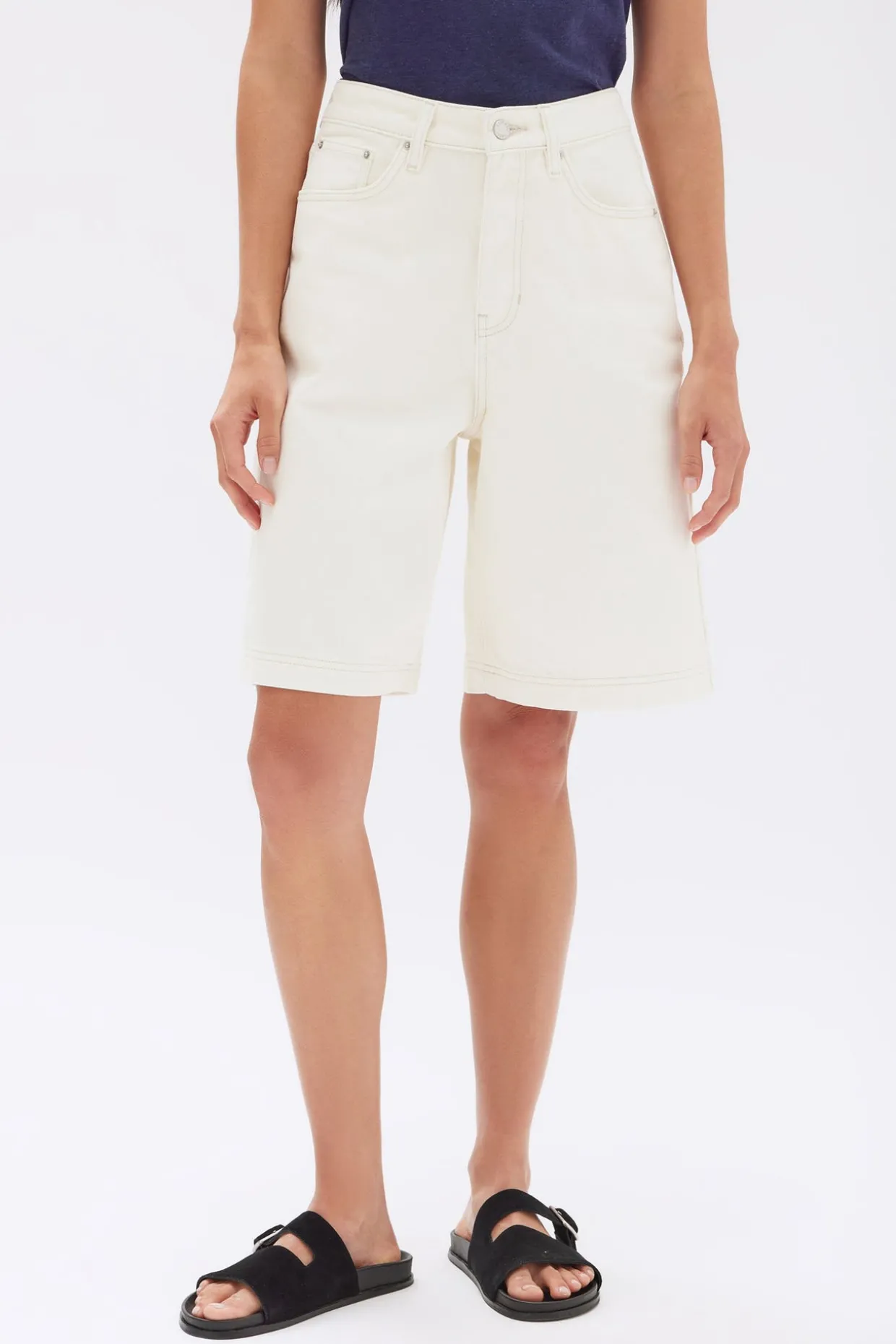 Relaxed Denim Short