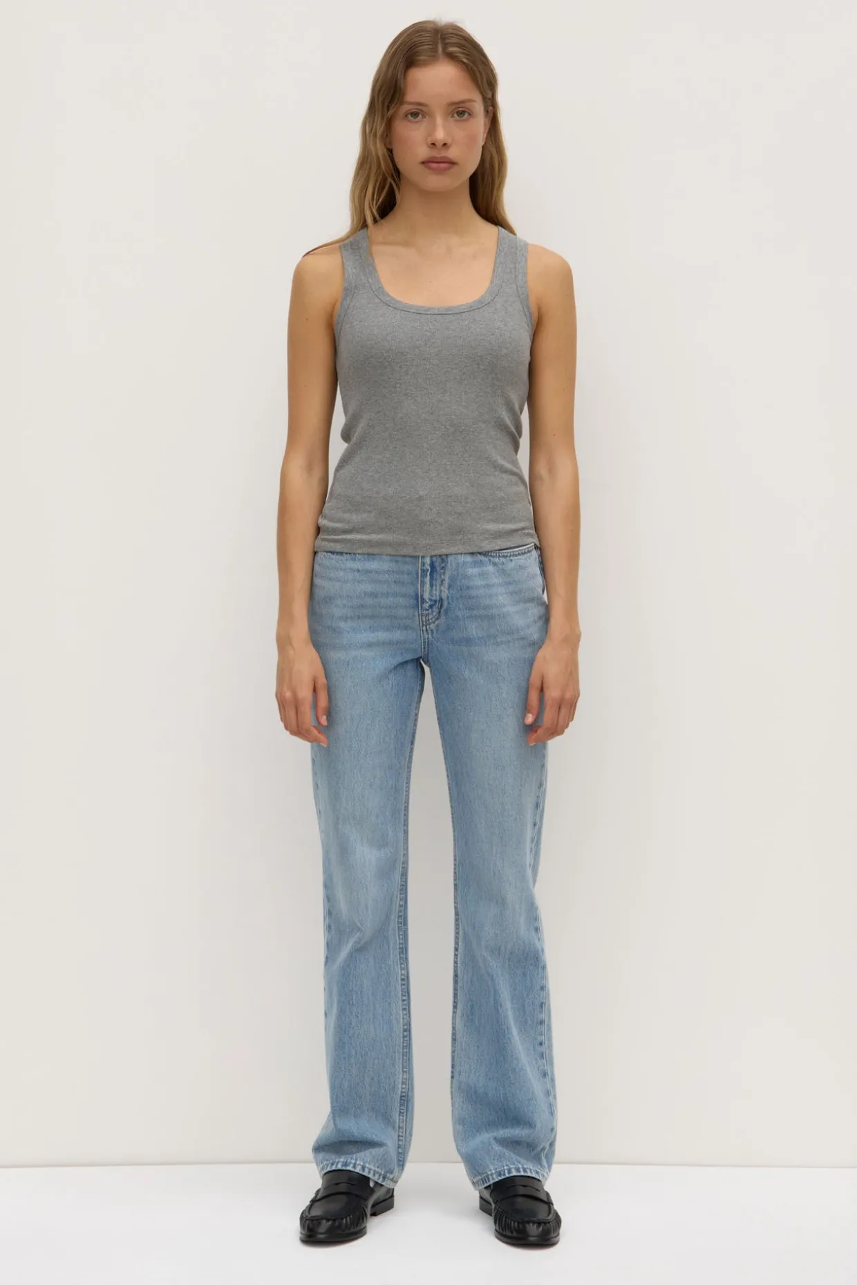 Robyn Scoop Neck Rib Tank