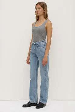 Robyn Scoop Neck Rib Tank