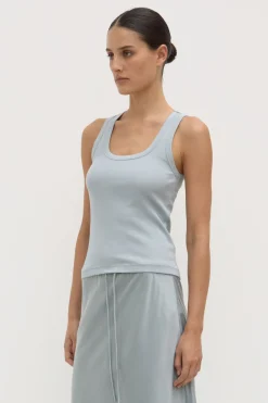 Robyn Scoop Neck Rib Tank