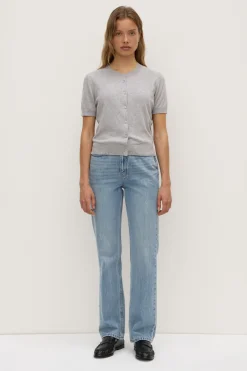 Semra Cotton Cashmere Short Sleeve Cardigan