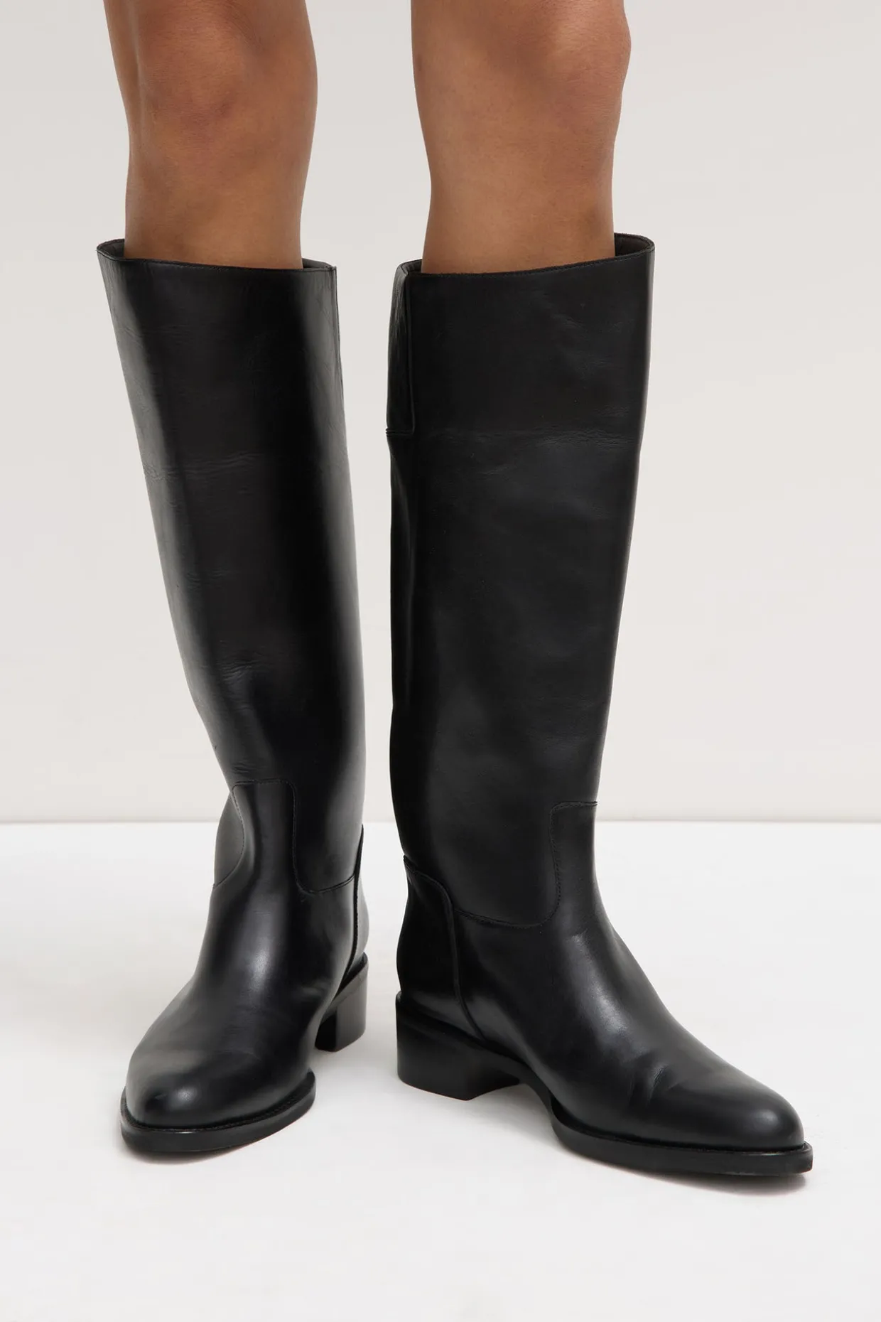 Stevie Leather Riding Boot