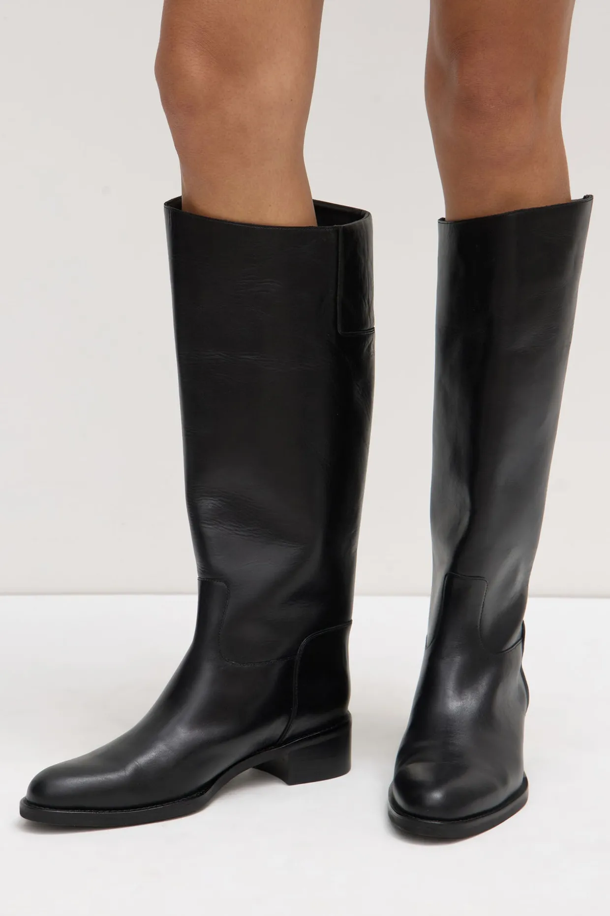 Stevie Leather Riding Boot