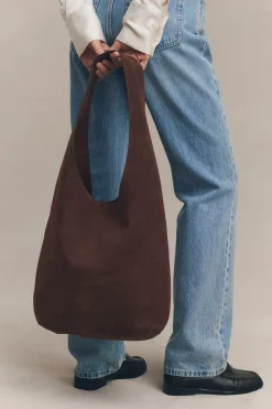 Suede Hobo Bag