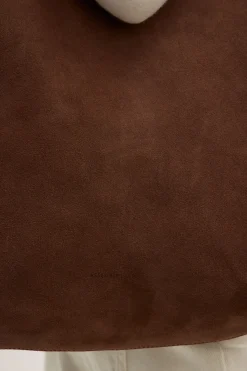 Suede Hobo Bag