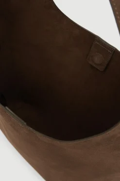 Suede Hobo Bag