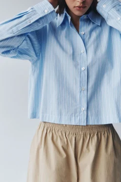 Tessa Poplin Cropped Shirt