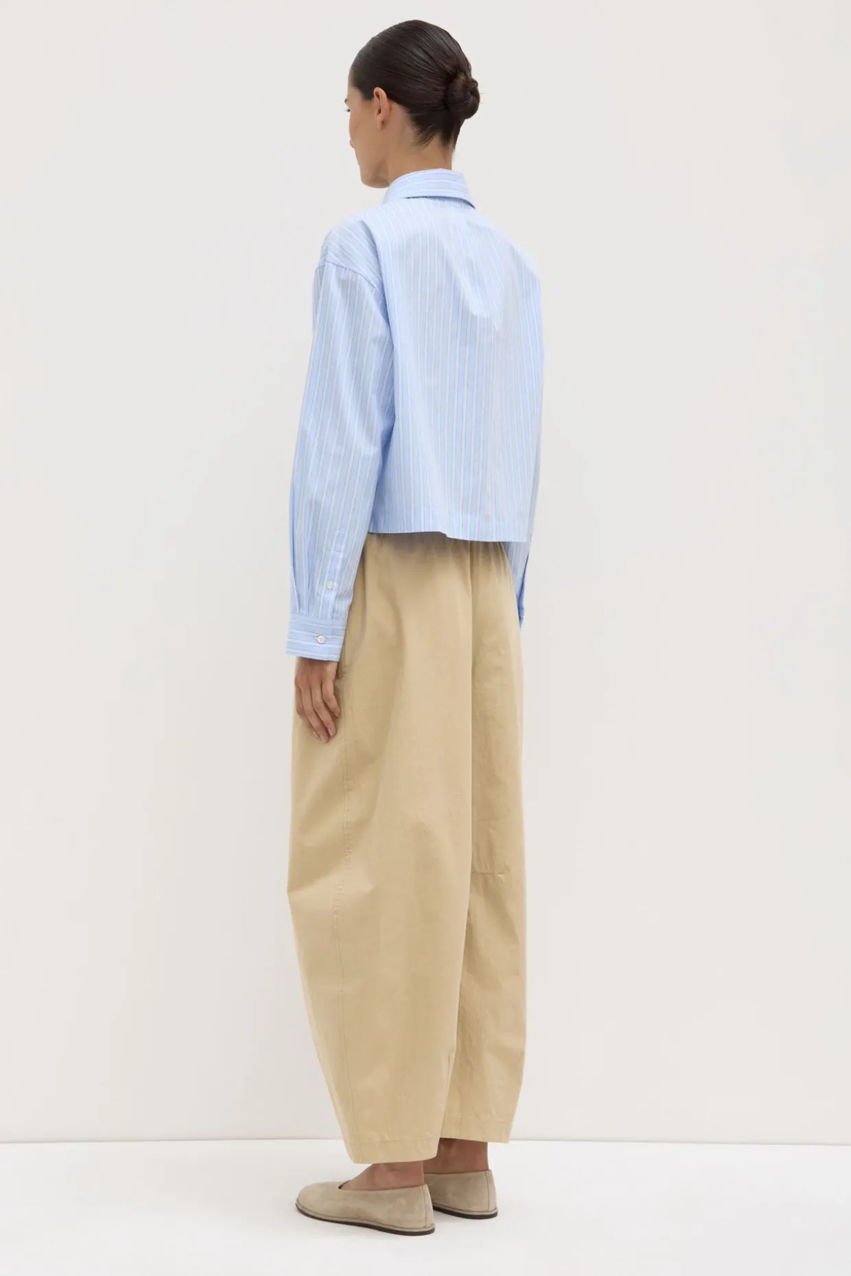 Tessa Poplin Cropped Shirt