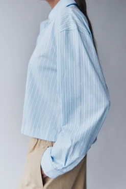 Tessa Poplin Cropped Shirt