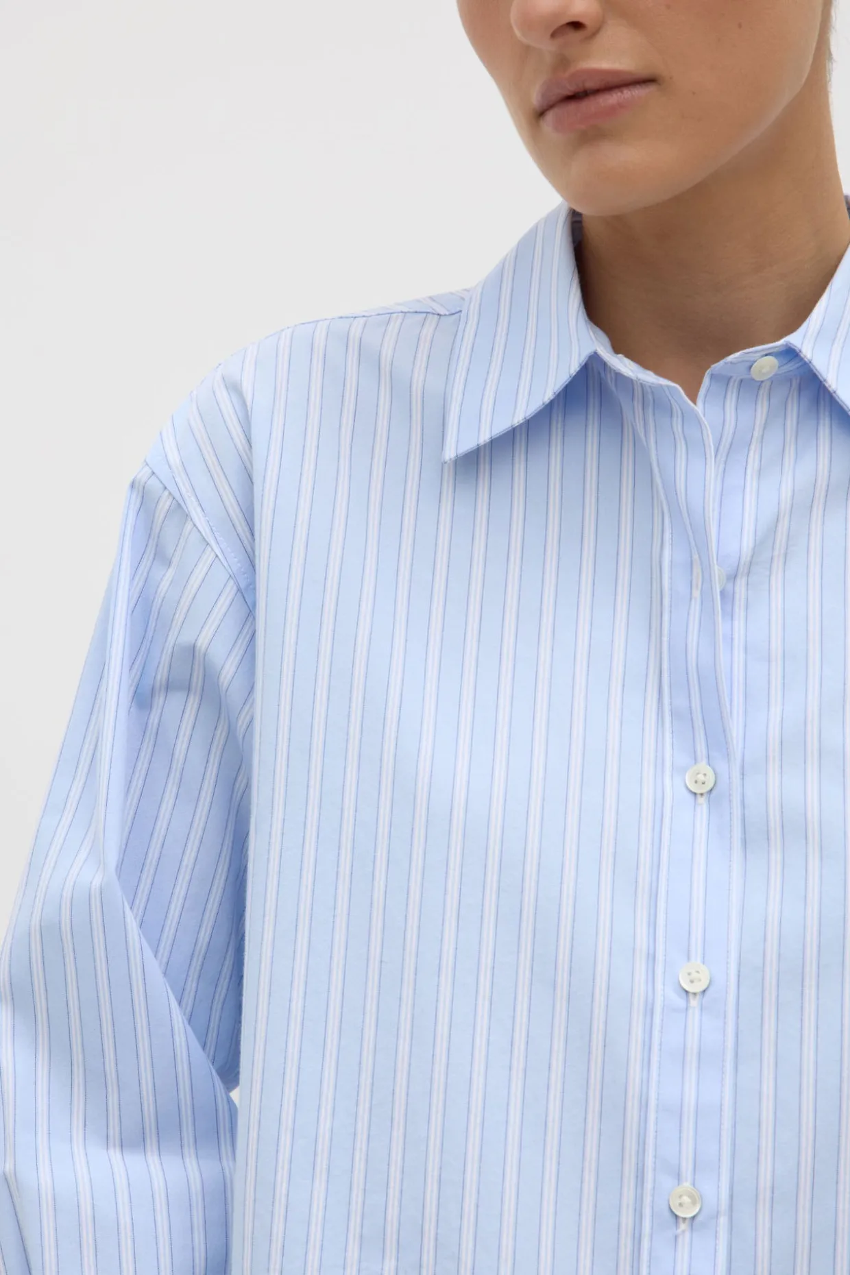 Tessa Poplin Cropped Shirt