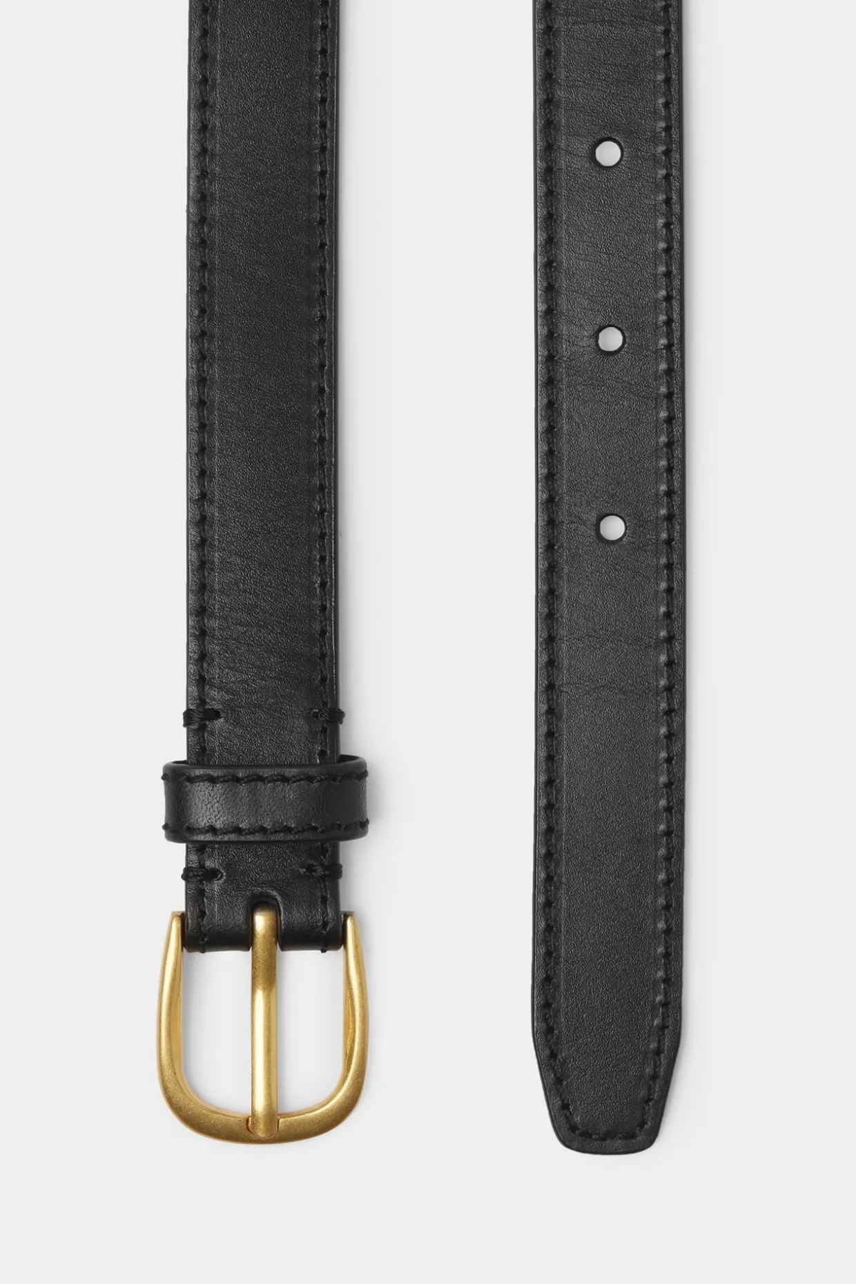 Womens Slim Leather Belt
