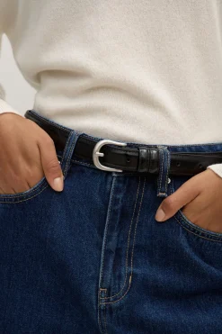 Womens Smooth Leather Belt