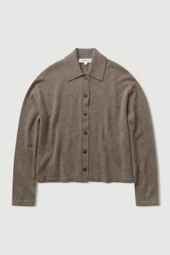 Wool Cashmere Knit Cardigan