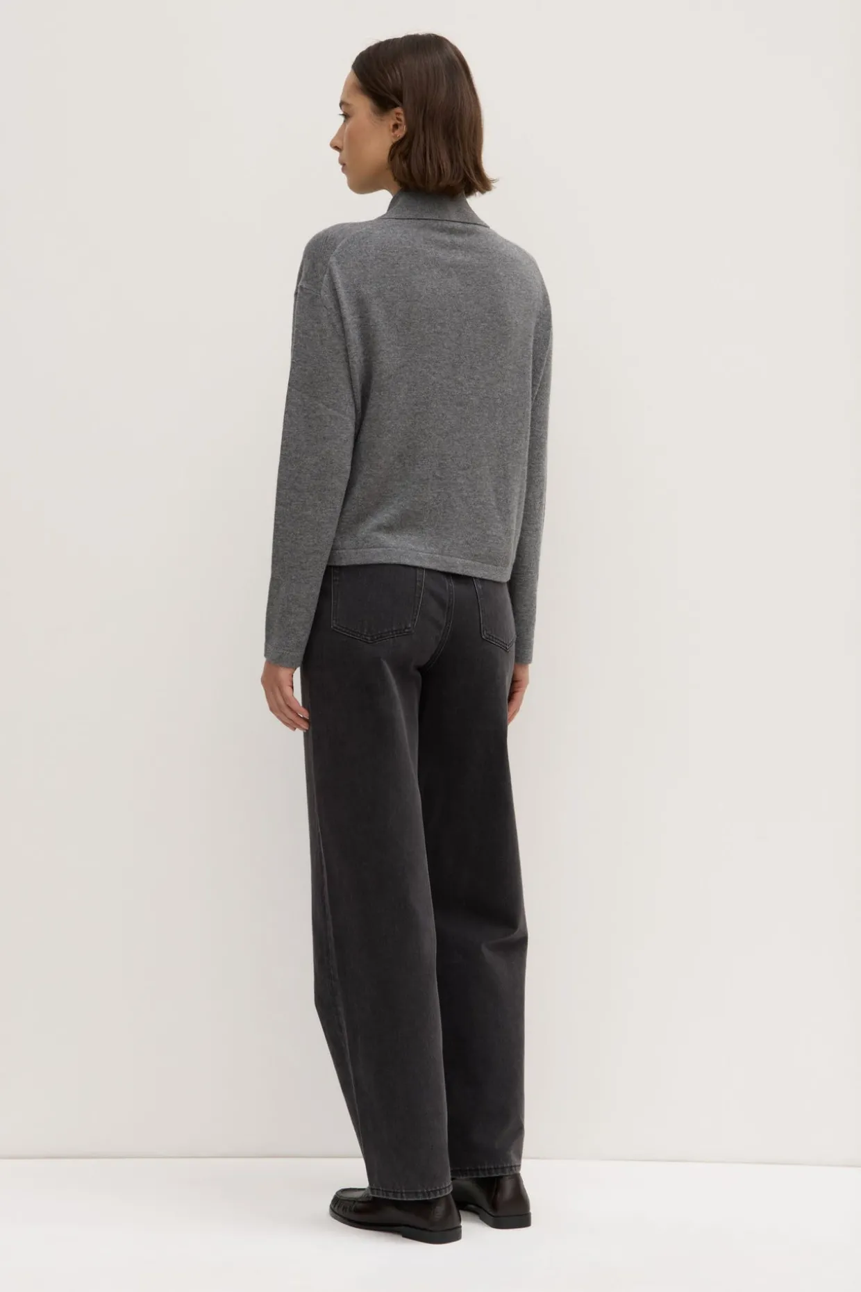 Wool Cashmere Knit Cardigan