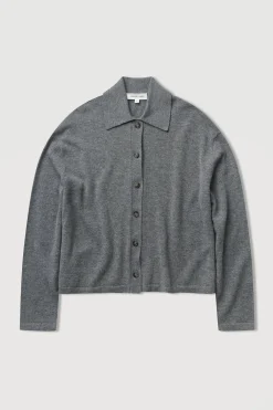 Wool Cashmere Knit Cardigan