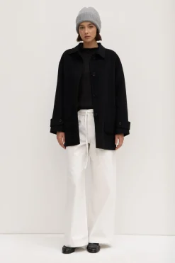 Wool Cashmere Rib Beanie