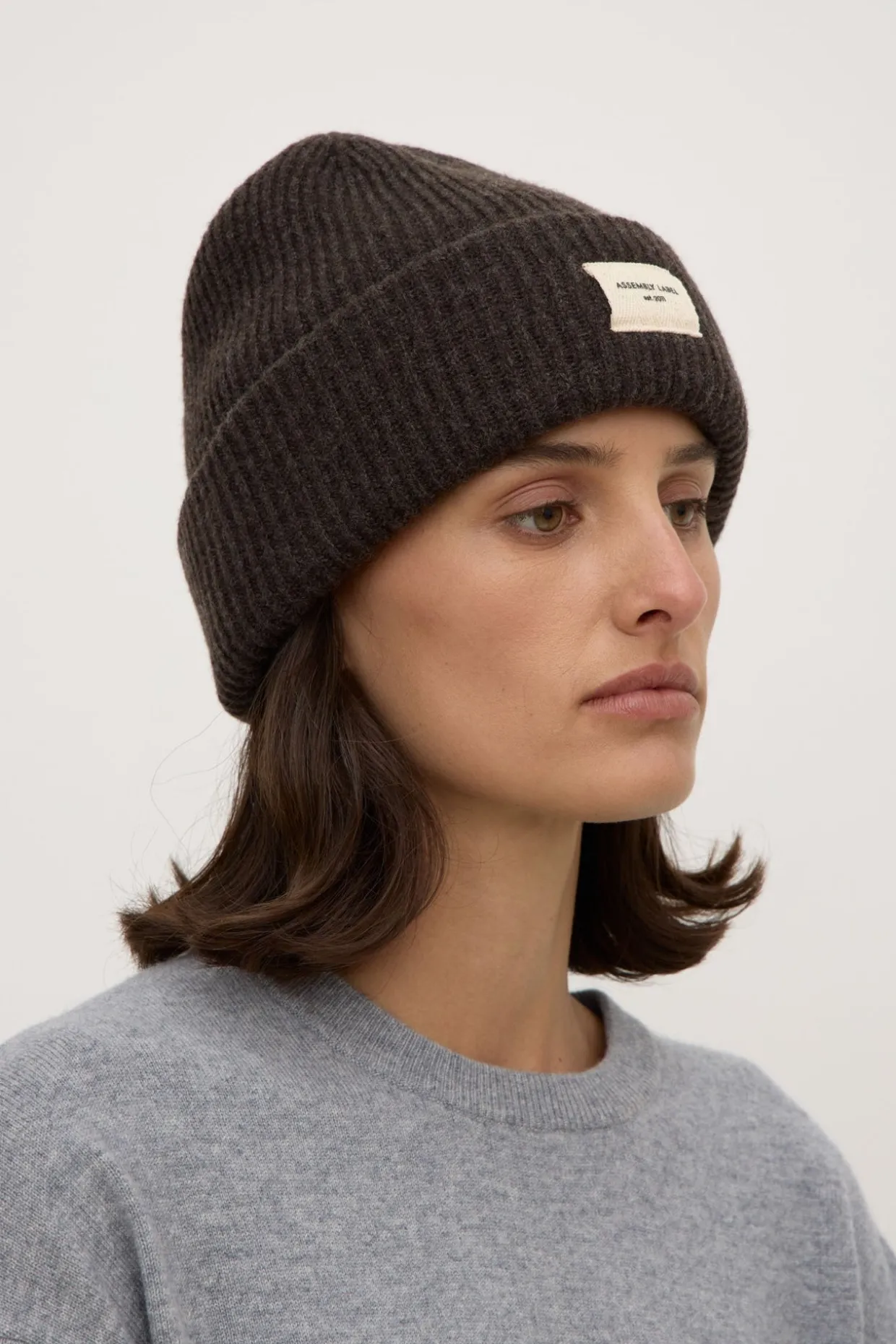Wool Rib Beanie