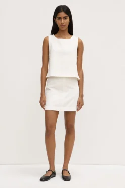 Zoey Twill Mini Skirt